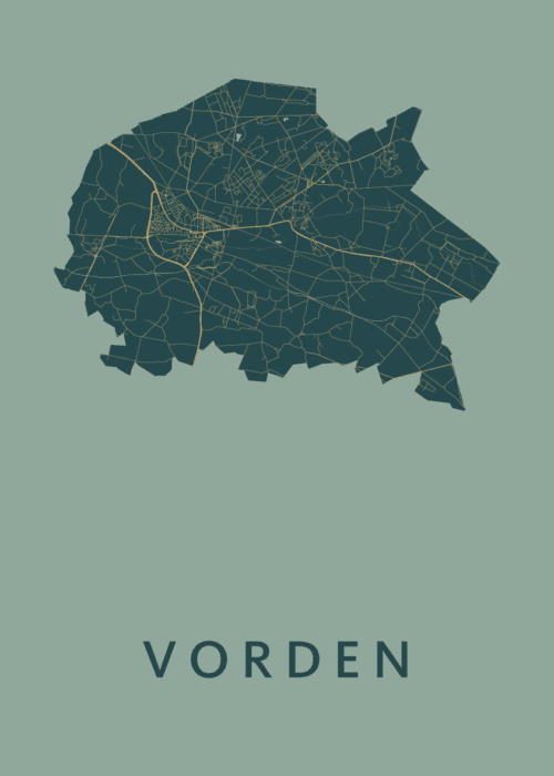 Vorden Stadskaart - Amazon poster