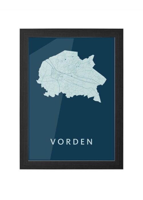 Vorden Feldgrau Ingelijst in Zwart lijst Kopen | Kunst in Kaart