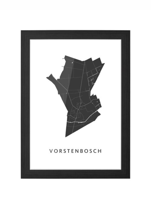 Vorstenbosch Ingelijst in Zwart lijst Kopen | Kunst in Kaart