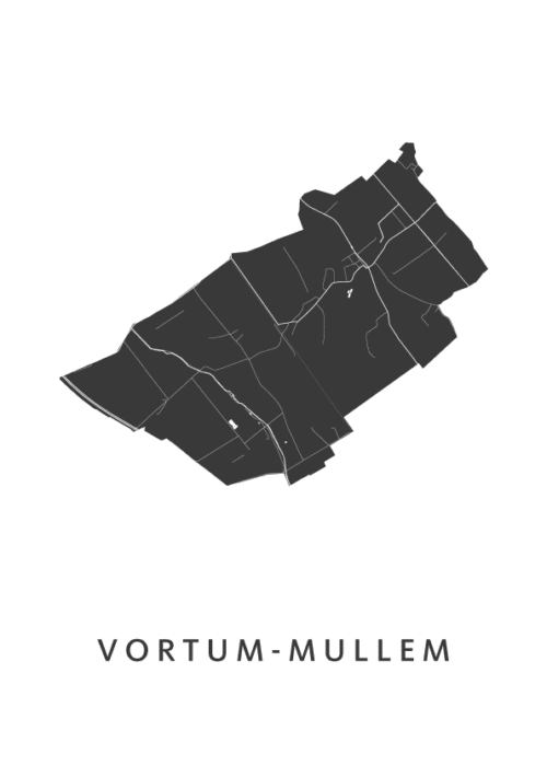 Vortum-Mullem Kaart Poster