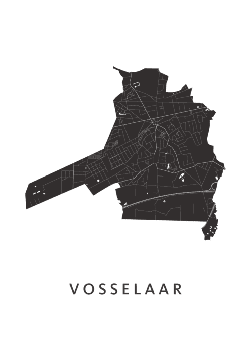 Vosselaar Stadskaart Poster Kopen