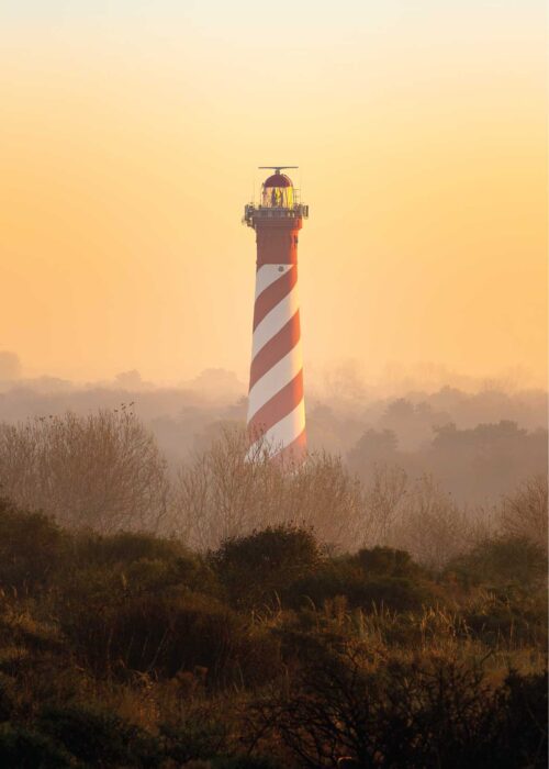 Vuurtoren van Burghaamstede — Fotografie Poster