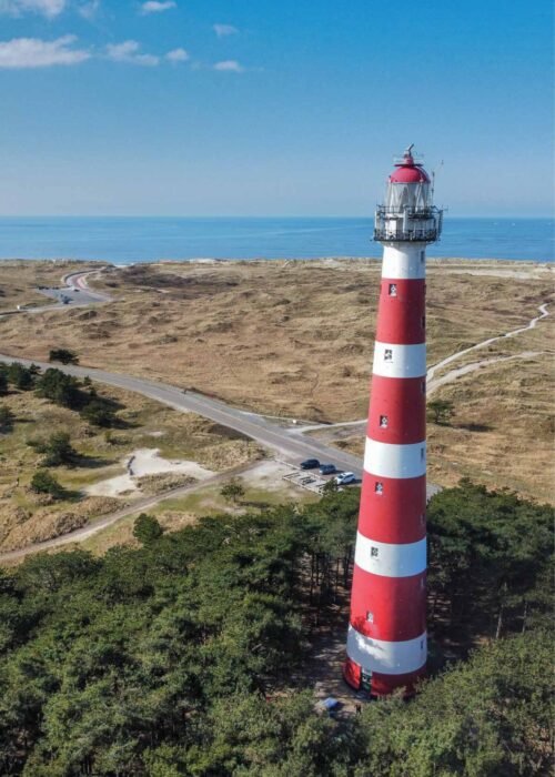 Vuurtoren Bornrif - Ameland — Fotografie Poster