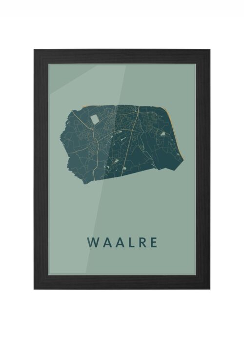 Waalre Amazon Ingelijst in Zwart lijst Kopen | Kunst in Kaart
