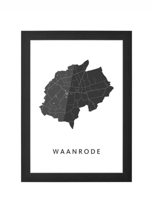 Waanrode Ingelijst in Zwart lijst Kopen | Kunst in Kaart