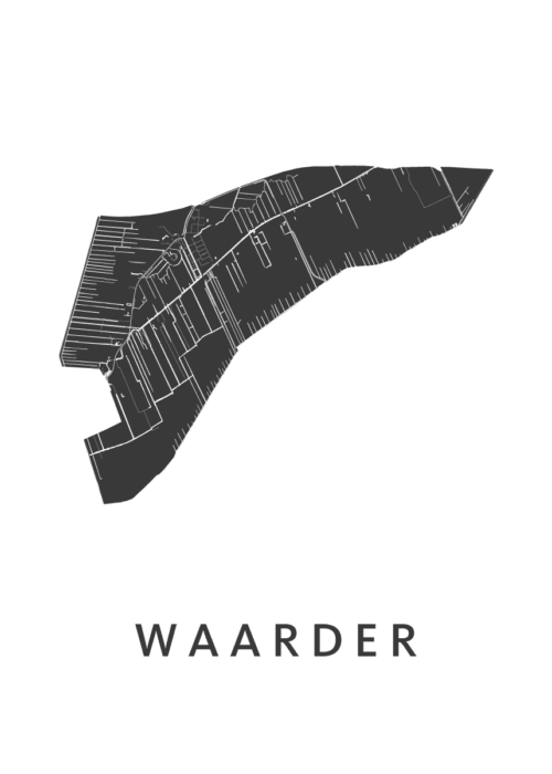 Waarder Kaart Poster