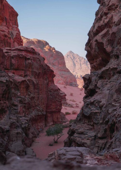 Wadi Rum - Jordanië — Fotografie Poster