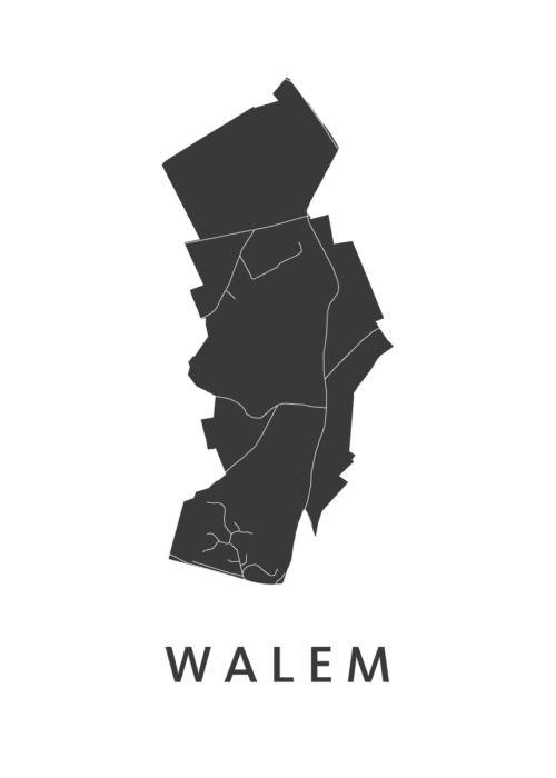 Walem Stadskaart Poster Kopen