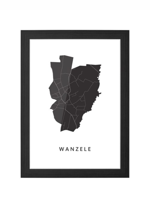 Wanzele Ingelijst in Zwart lijst Kopen | Kunst in Kaart