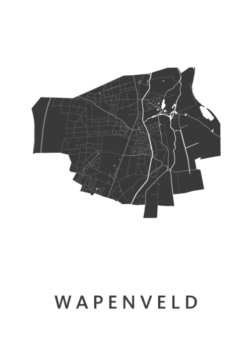 Wapenveld Stadskaart Poster Kopen