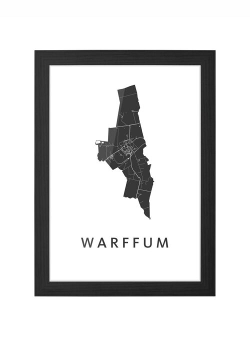 Warffum Ingelijst in Zwart lijst Kopen | Kunst in Kaart