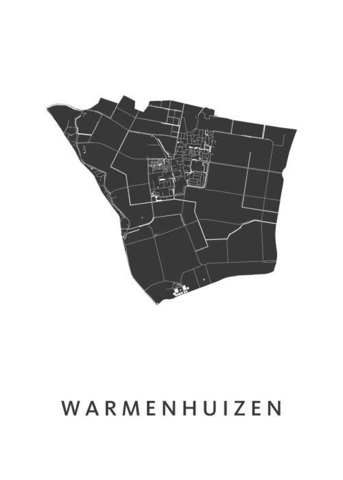 Warmenhuizen Stadskaart Poster Kopen