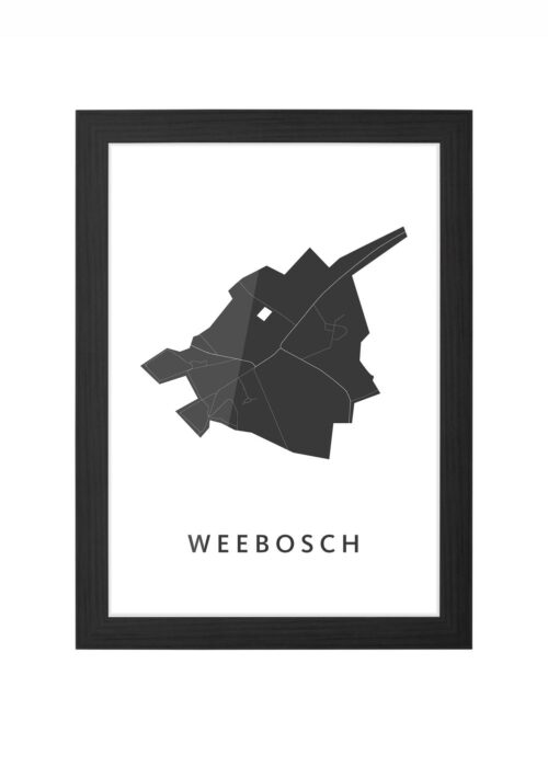 Weebosch Ingelijst in Zwart lijst Kopen | Kunst in Kaart