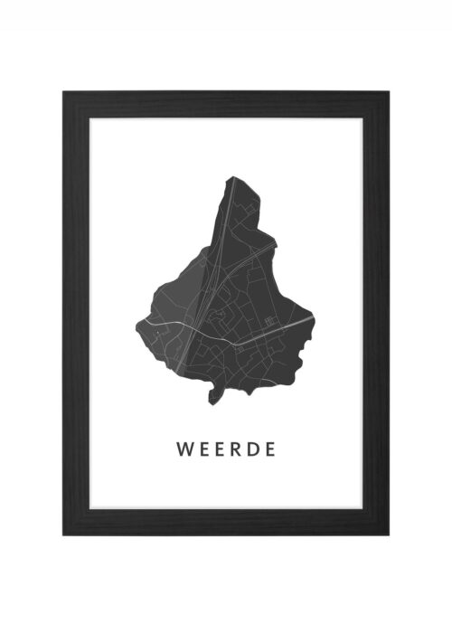Weerde Ingelijst in Zwart lijst Kopen | Kunst in Kaart