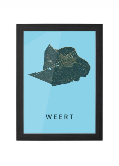 Weert Azure Ingelijst in Zwart lijst Kopen | Kunst in Kaart