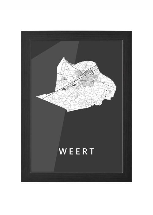Weert Black Ingelijst in Zwart lijst Kopen | Kunst in Kaart