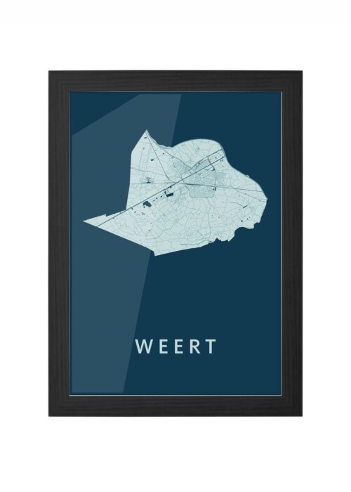 Weert Feldgrau Ingelijst in Zwart lijst Kopen | Kunst in Kaart