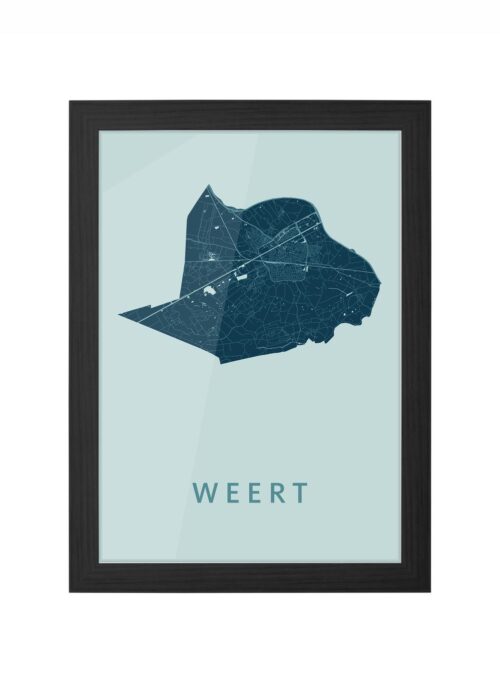 Weert Mint Ingelijst in Zwart lijst Kopen | Kunst in Kaart