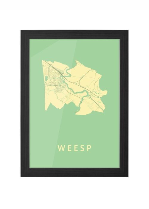 Weesp Spring Ingelijst in Zwart lijst Kopen | Kunst in Kaart