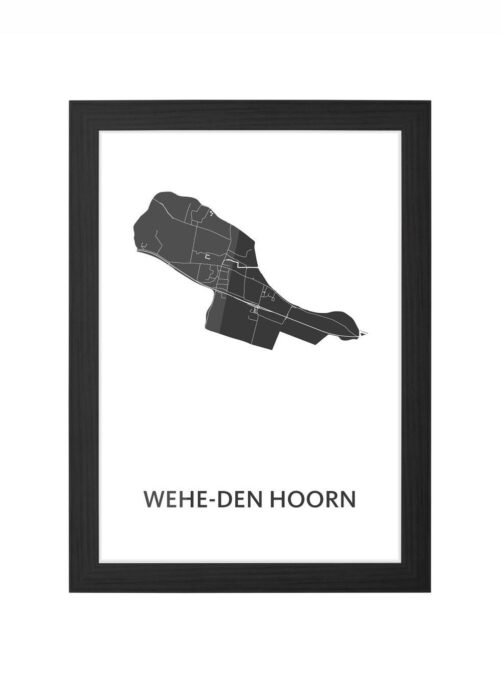 Wehe-den Hoorn Ingelijst in Zwart lijst Kopen | Kunst in Kaart