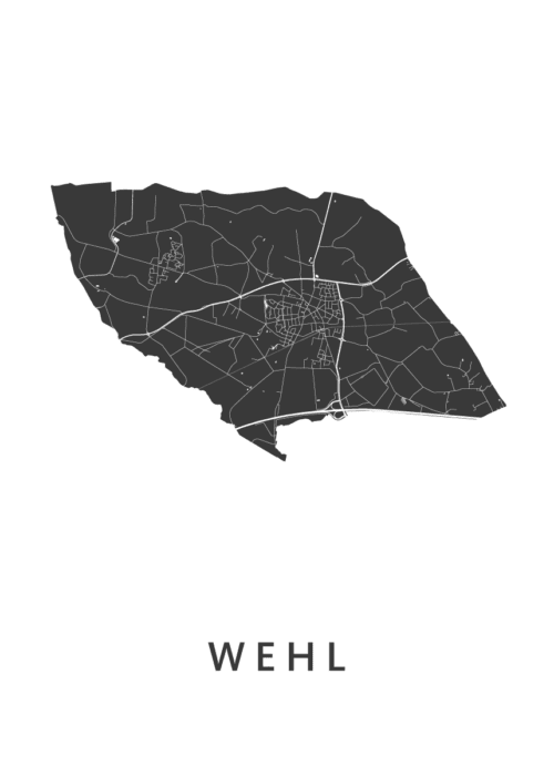 Wehl Stadskaart Poster Kopen