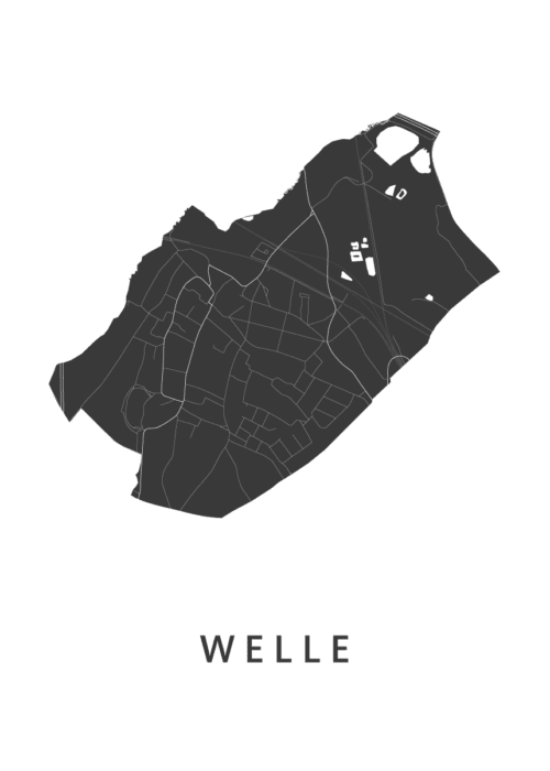 Welle Stadskaart Poster Kopen