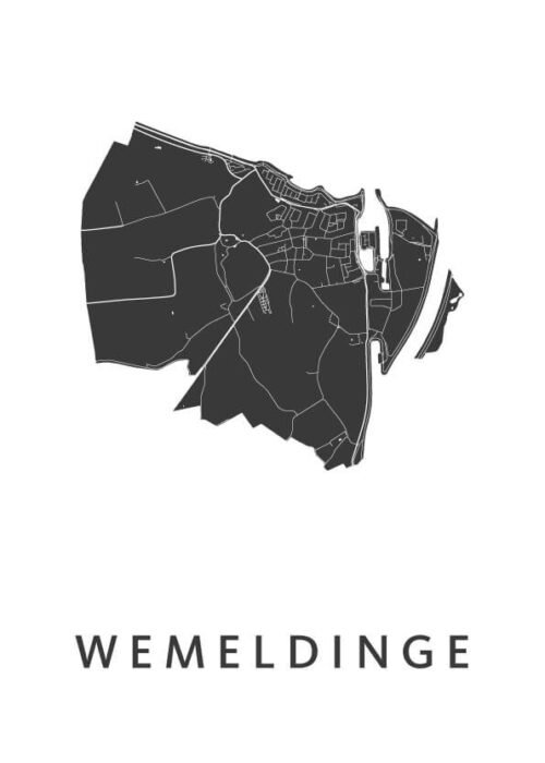 Wemeldinge Stadskaart Poster Kopen