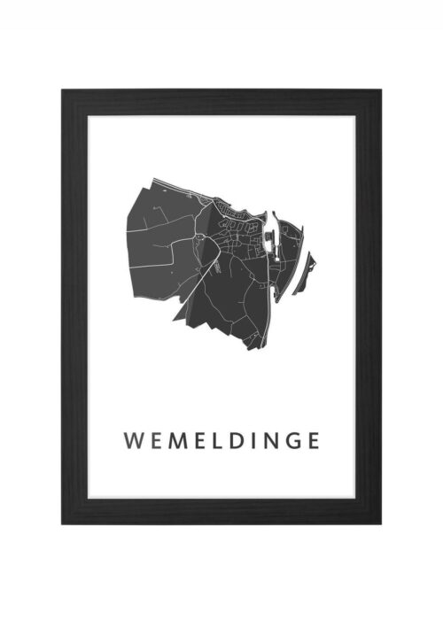 Wemeldinge Ingelijst in Zwart lijst Kopen | Kunst in Kaart