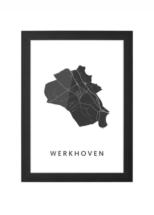 Werkhoven Ingelijst in Zwart lijst Kopen | Kunst in Kaart
