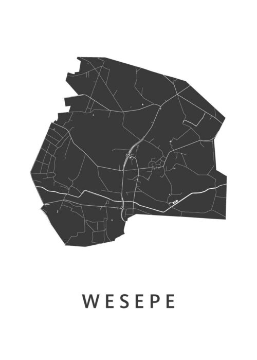 Wesepe Stadskaart Poster Kopen