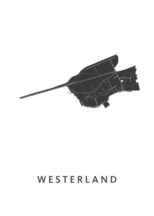 Westerland Stadskaart Poster Kopen