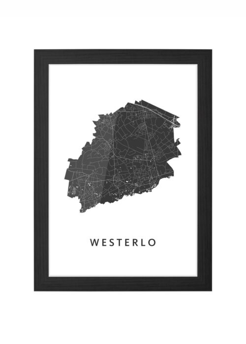 Westerlo Ingelijst in Zwart lijst Kopen | Kunst in Kaart