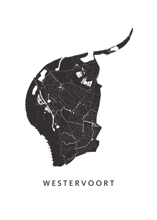 Westervoort Stadskaart Poster Kopen