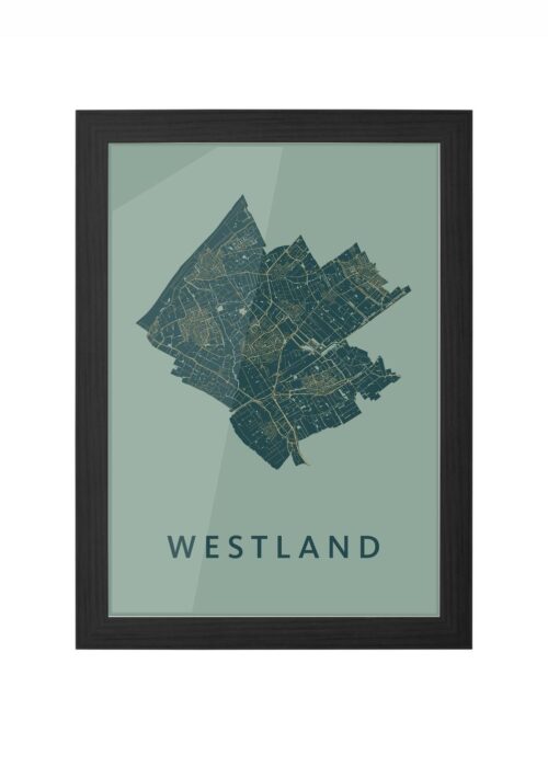 Westland Amazon Ingelijst in Zwart lijst Kopen | Kunst in Kaart