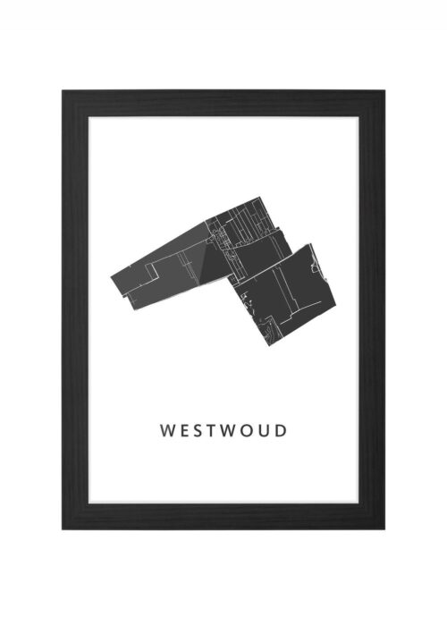 Westwoud Ingelijst in Zwart lijst Kopen | Kunst in Kaart