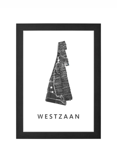 Westzaan Ingelijst in Zwart lijst Kopen | Kunst in Kaart