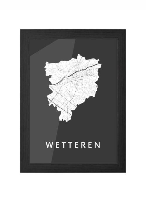 Wetteren Black Ingelijst in Zwart lijst Kopen | Kunst in Kaart