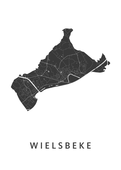 Wielsbeke Kaart Poster