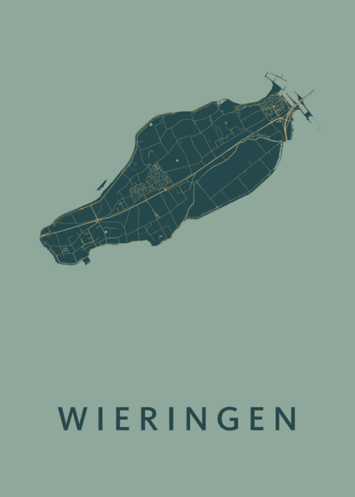 Wieringen Amazon Stadskaart Poster Kopen