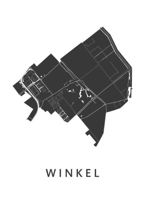 Winkel Kaart Poster