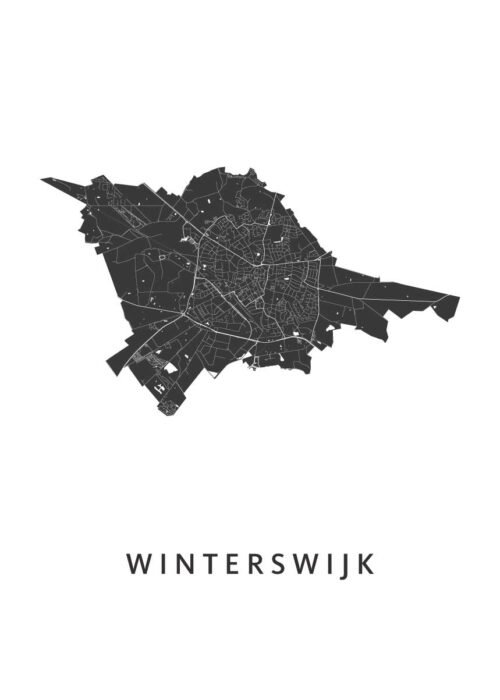 Winterswijk Stadskaart Poster Kopen
