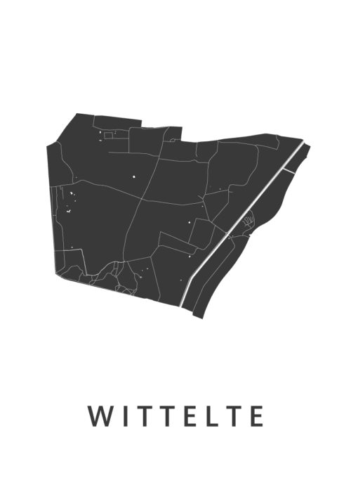 Wittelte Kaart Poster
