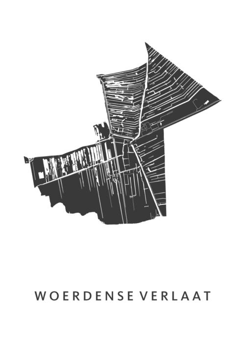 Woerdense Verlaat Kaart Poster