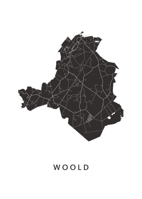 Woold Stadskaart Poster Kopen