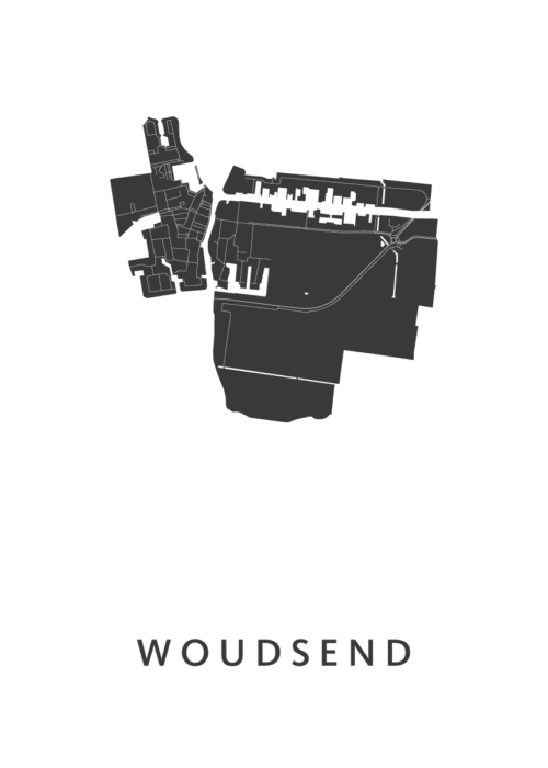 Woudsend Kaart Poster