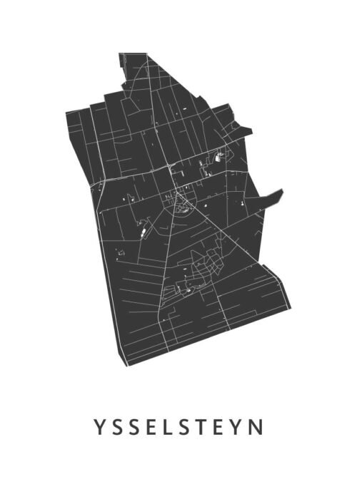 Ysselsteyn Kaart Poster