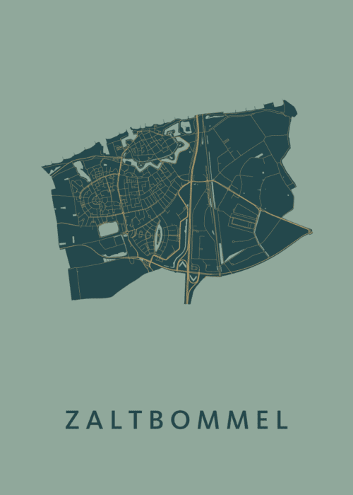 Zaltbommel Stadskaart - Amazon poster