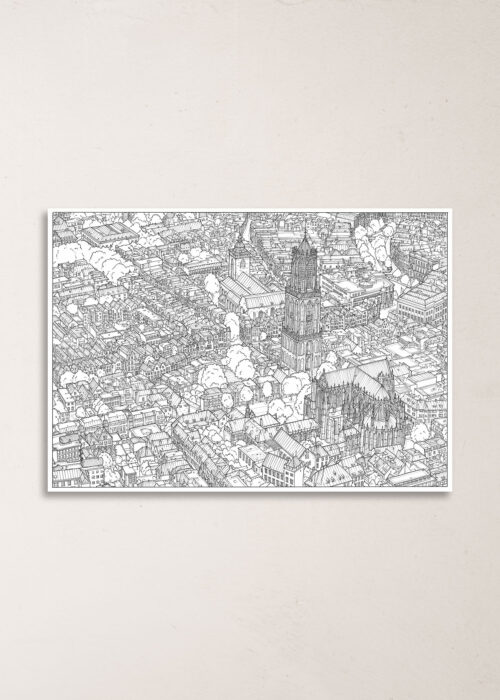 Zeefdruk Utrecht — Zeefdruk Poster