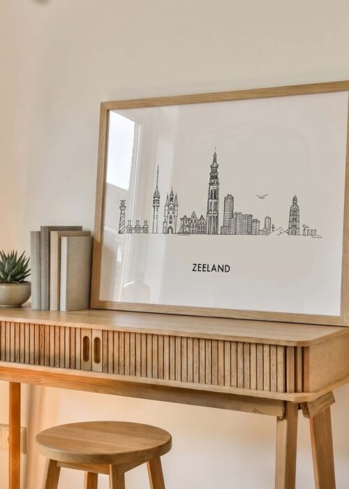 Zeeland - Skyline Poster