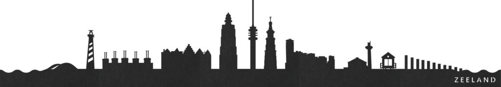 Zeeland-zwart Zeeland zwarte skyline